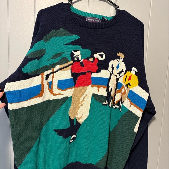Vintage Men’s Hathaway Golf Sweatshirt - Picture 3 of 5